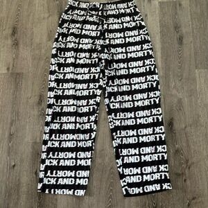 Rick And Morty Men's M Digital Retro All Over Print Lounge Pajama Pants‎